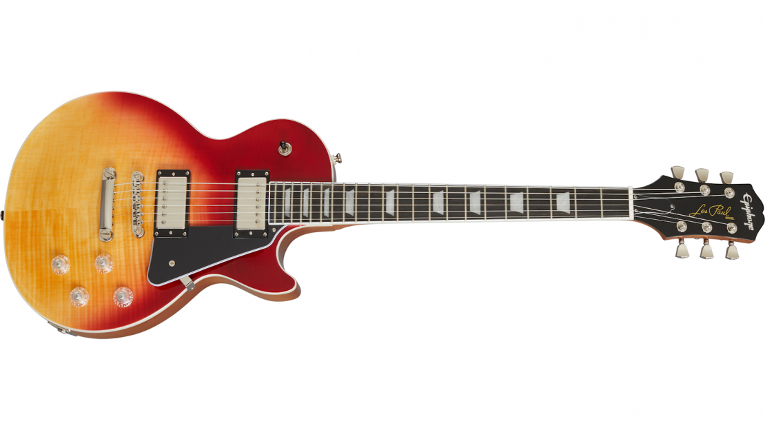 Les Paul Modern Figured Magma Orange Fade