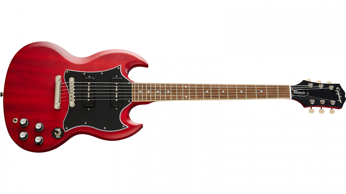 SG Classic Worn P-90s Worn Cherry