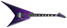 E-II ALEXI RIPPED Purple Fade Satin w/ Ripped Pinstripes
