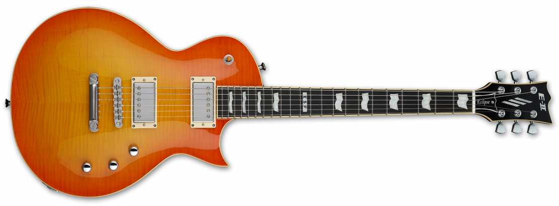 E-II ECLIPSE FULL THICKNESS VINTAGE HONEY BURST