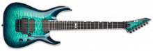 E-II HORIZON FR-7 BLACK TURQOISE BURST