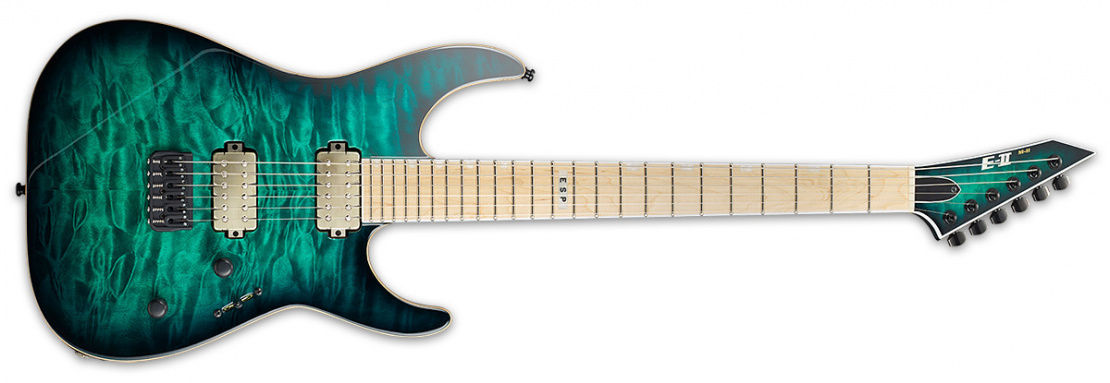 E-II M-II NT BLACK TURQOISE BURST