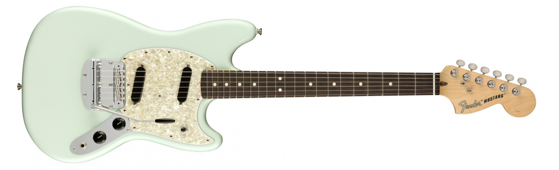 American Performer Mustang® Satin Sonic Blue