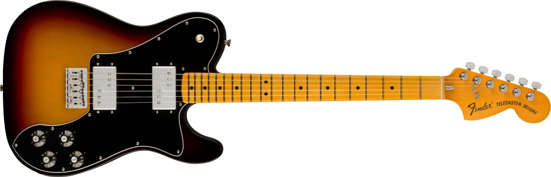 American Vintage II 1975 Telecaster Deluxe 3-Color Sunburst