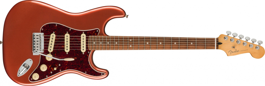 Player Plus Stratocaster® Aged Candy Apple Red