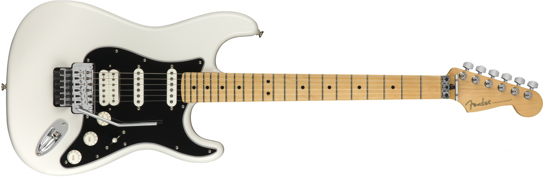 Player Stratocaster® Floyd Rose® HSS Polar White