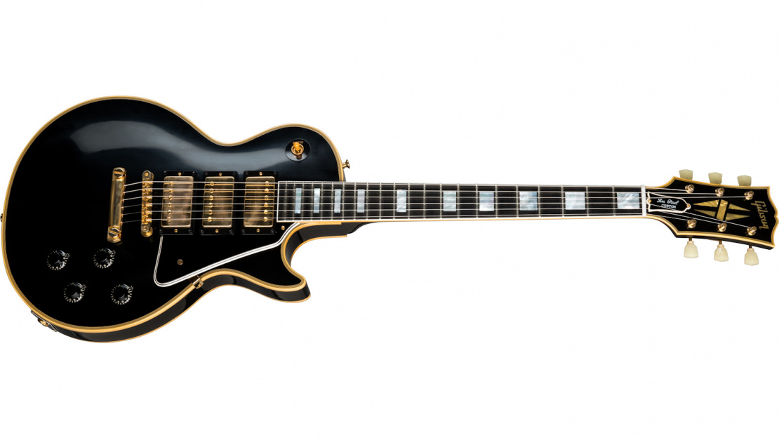 1957 Les Paul Custom Reissue Ebony 3-Pickup