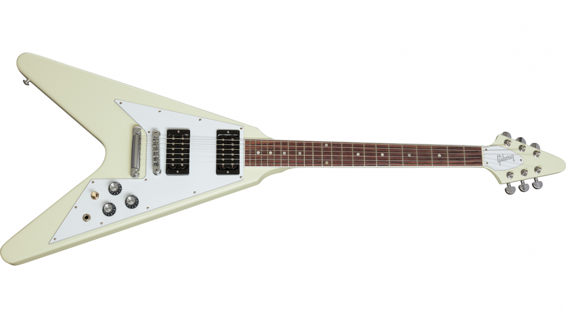 70s Flying V Classic White