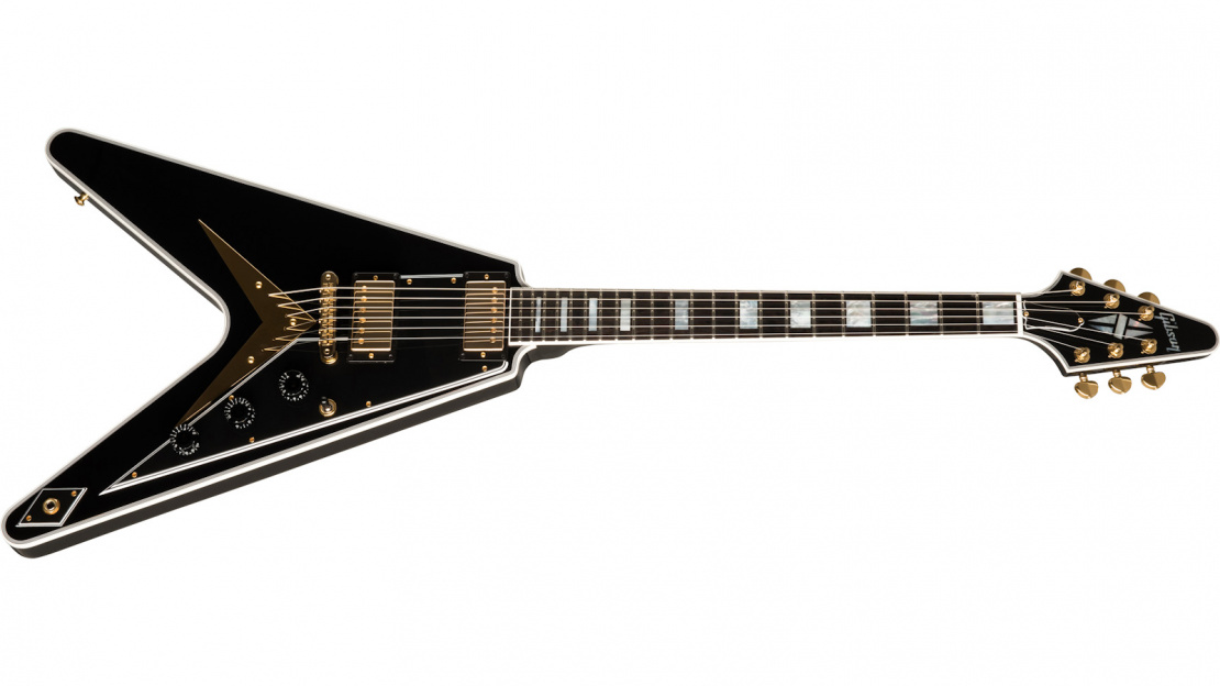 Flying V Custom w/ Ebony Fingerboard Gloss Ebony