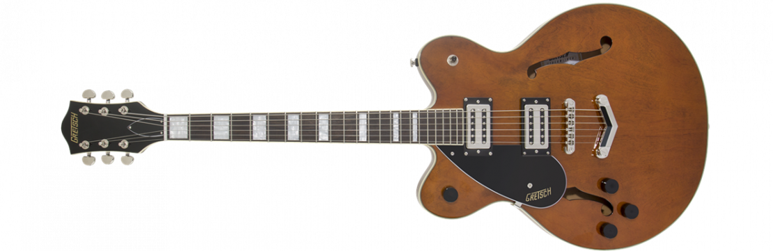 G2622LH Streamliner™ Center Block Double-Cut with V-Stoptail, Left-Handed Single Barrel Stain