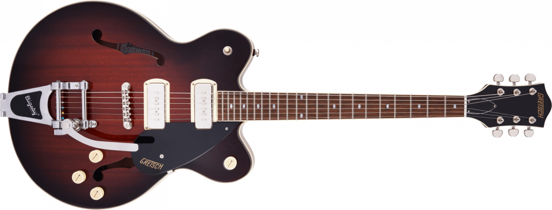 G2622T-P90 Streamliner™ Center Block Double-Cut P90 with Bigsby® Forge Glow