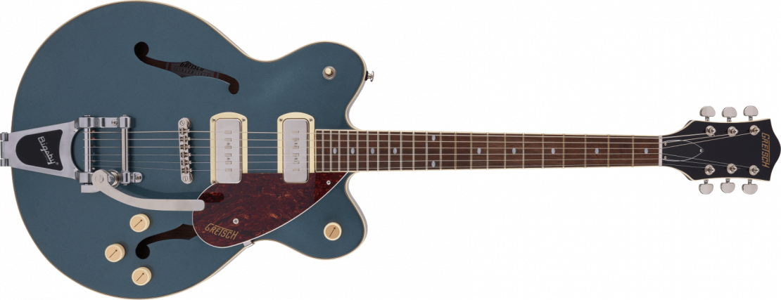 G2622T-P90 Streamliner™ Center Block Double-Cut P90 with Bigsby® Gunmetal