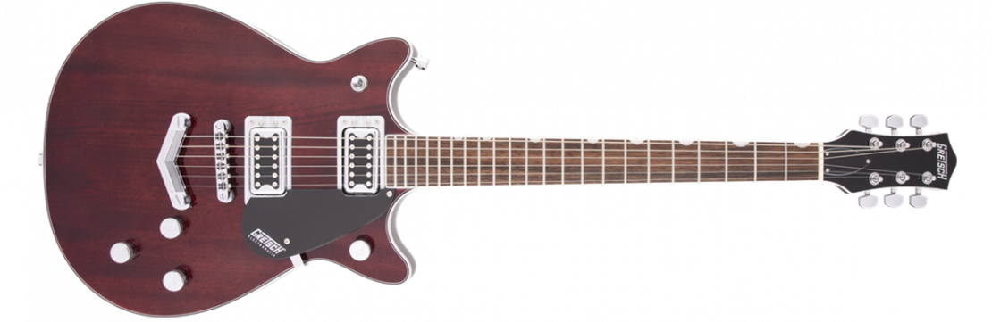 G5222 Electromatic® Double Jet™ BT with V-Stoptail Walnut Stain