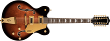 G5422G-12 Electromatic® Classic Hollow Body Double-Cut 12-String with Gold Hardware Single Barrel Burst