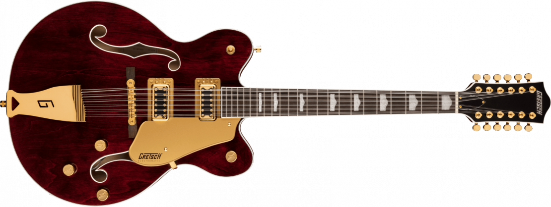 G5422G-12 Electromatic® Classic Hollow Body Double-Cut 12-String with Gold Hardware Walnut Stain