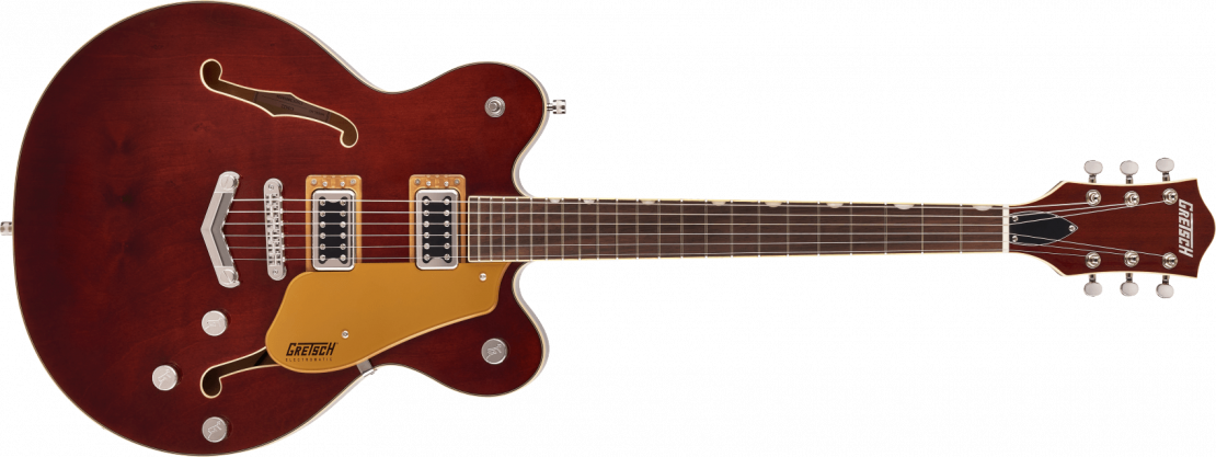 G5622 Electromatic® Center Block Double-Cut with V-Stoptail Aged Walnut