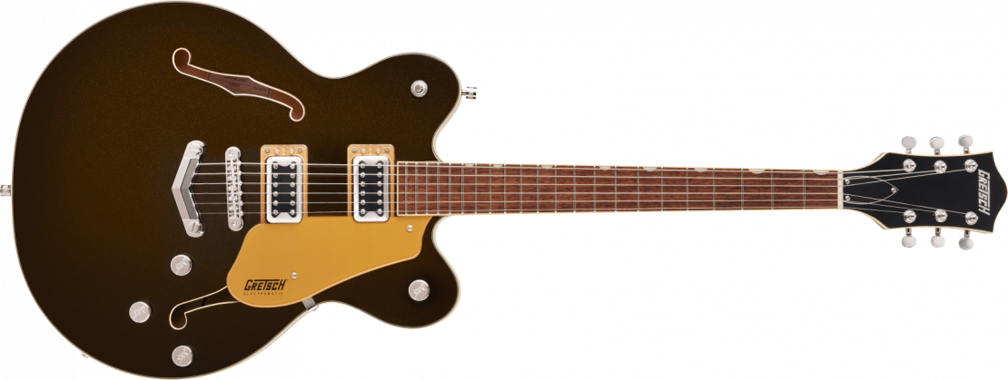 G5622 Electromatic® Center Block Double-Cut with V-Stoptail Black Gold