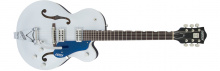 G6118T Players Edition Anniversary™ Hollow Body with String-Thru Bigsby® Iridium Silver/Azure Metallic