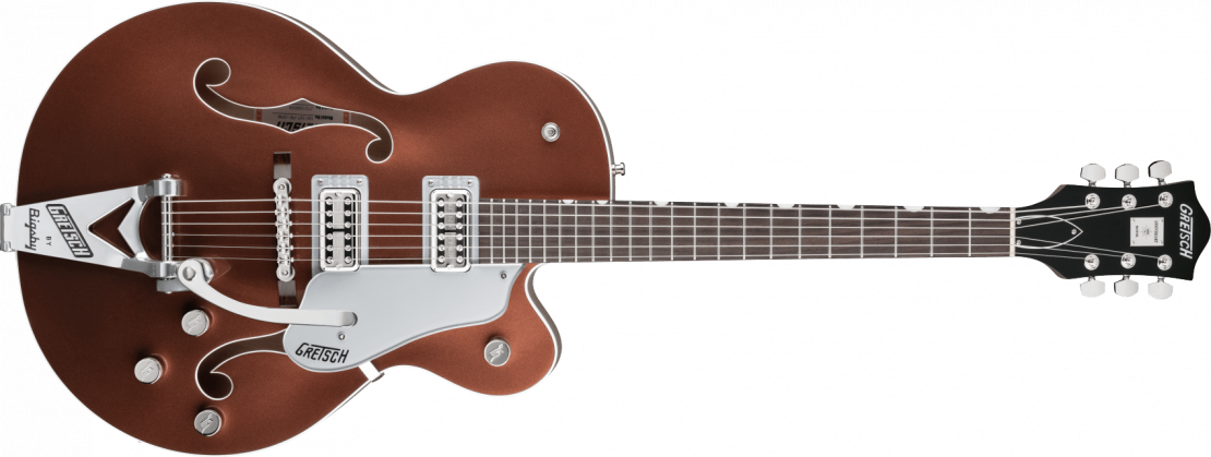 G6118T Players Edition Anniversary™ Hollow Body with String-Thru Bigsby® Two-Tone Copper Metallic/Sahara Metallic