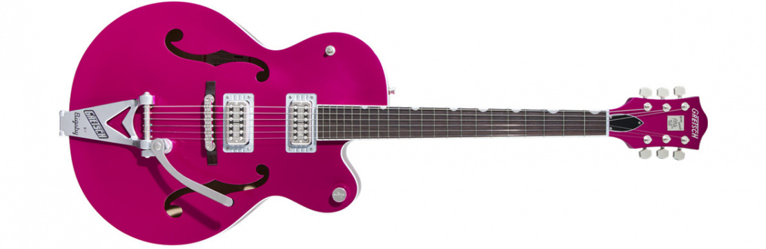 G6120T-HR Brian Setzer Signature Hot Rod Hollow Body with Bigsby® Candy Magenta