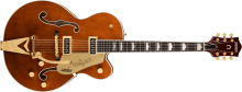 G6120TG-DS Players Edition Nashville® Hollow Body DS with String-Thru Bigsby® and Gold Hardware Round-Up Orange