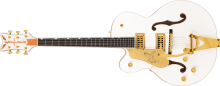 G6136TG-LH Players Edition Falcon™ Hollow Body with String-Thru Bigsby® and Gold Hardware, Left-Handed White