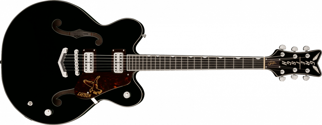 G6636-RF Richard Fortus Signature Falcon™ Center Block with V-Stoptail Black