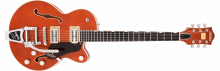 G6659T Players Edition Broadkaster® Jr. Center Block Single-Cut with String-Thru Bigsby® Round-Up Orange