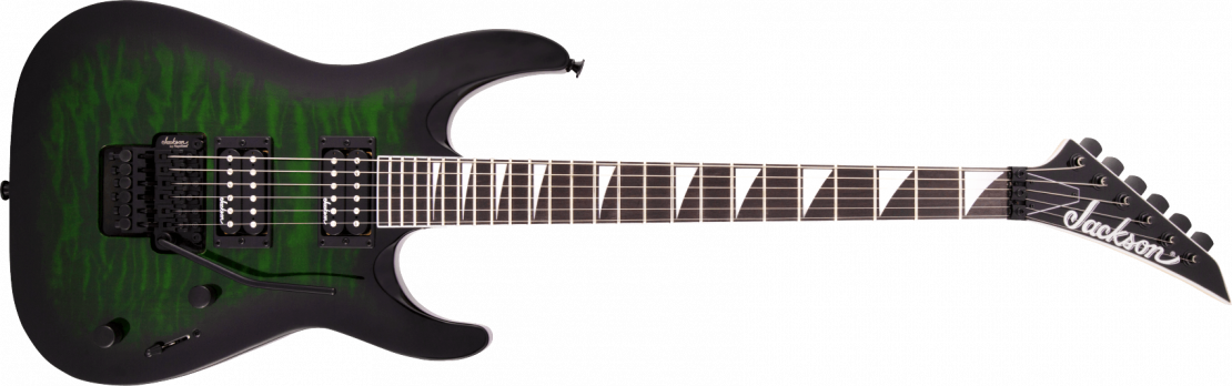 JS Series Dinky™ Arch Top JS32Q DKA Transparent Green Burst