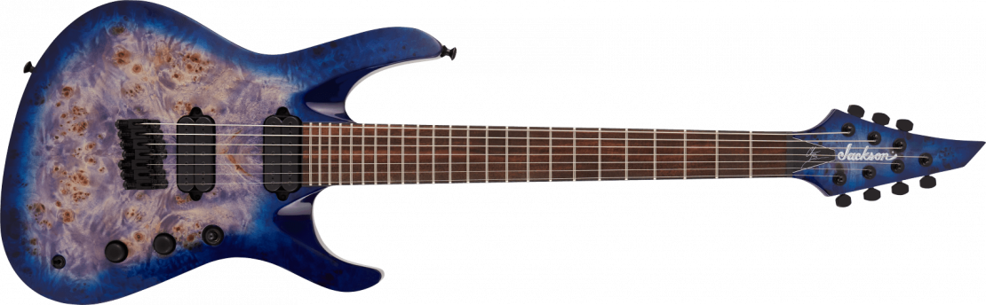 Pro Series Signature Chris Broderick Soloist™ HT7P Transparent Blue