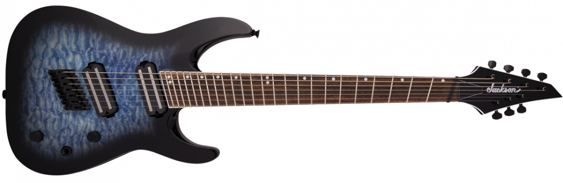 X Series Soloist™ Arch Top SLATX7Q MS Transparent Blue Burst