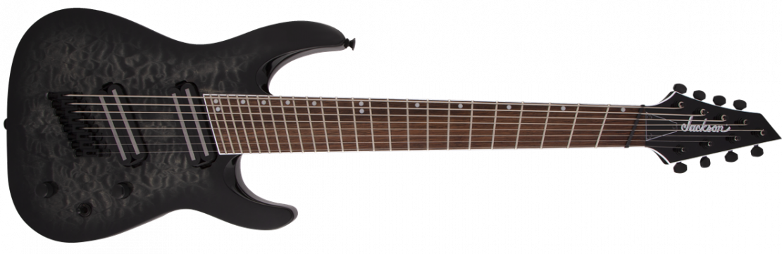 X Series Soloist™ Arch Top SLATX8Q MS Transparent Black Burst