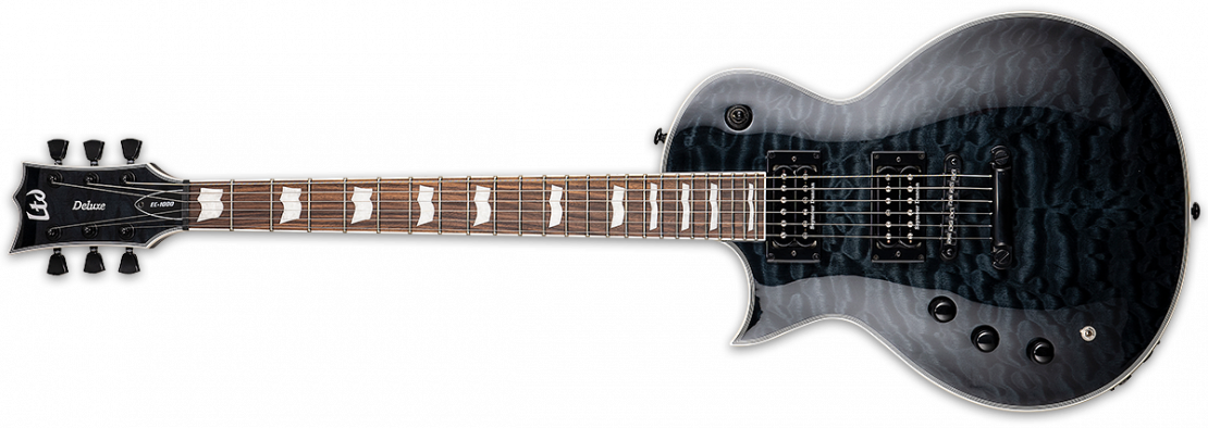 EC-1000 PIEZO LH SEE THRU BLACK