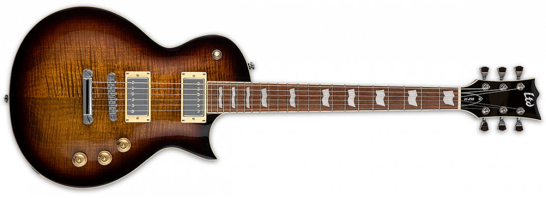 EC-256FM DARK BROWN SUNBURST