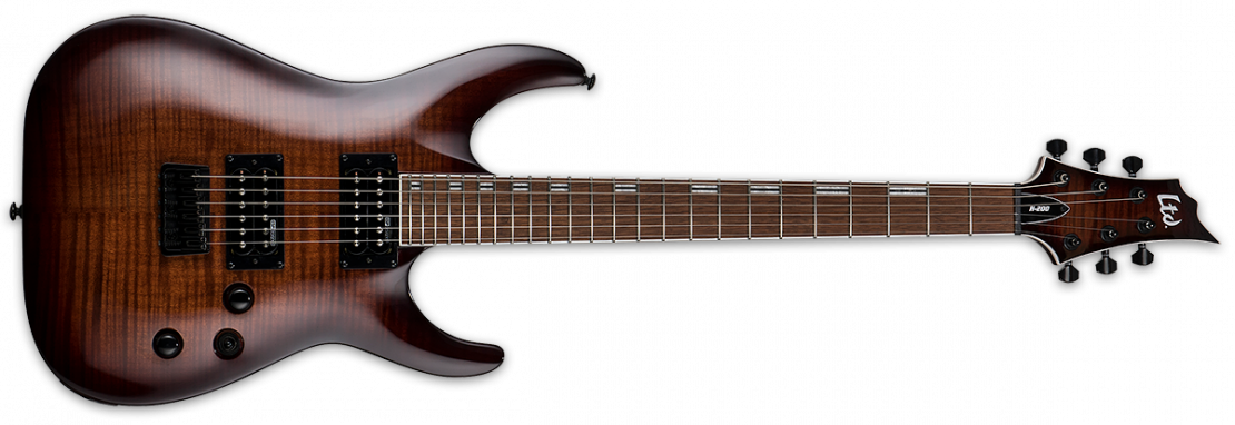 H-200FM DARK BROWN SUNBURST