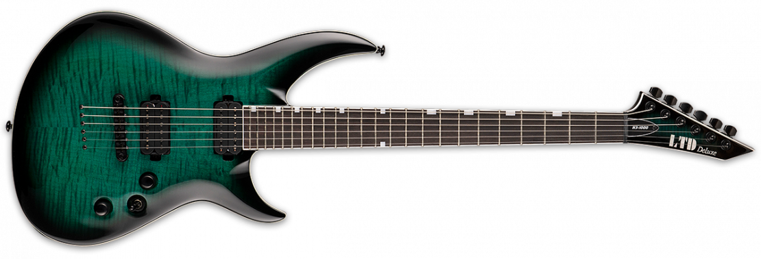 H3-1000 Black Turquoise Burst