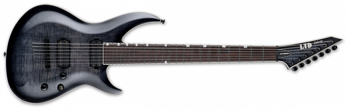 H3-1007 BARITONE See Thru Black Sunburst