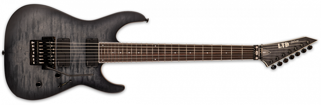 M-1007 See Thru Black Sunburst Satin