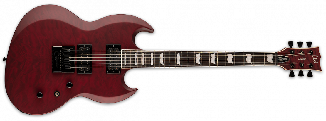 VIPER-1000 EVERTUNE See Thru Black Cherry Satin