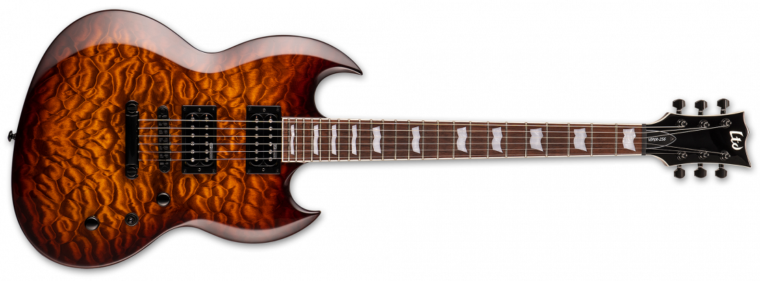 VIPER-256 Dark Brown Sunburst