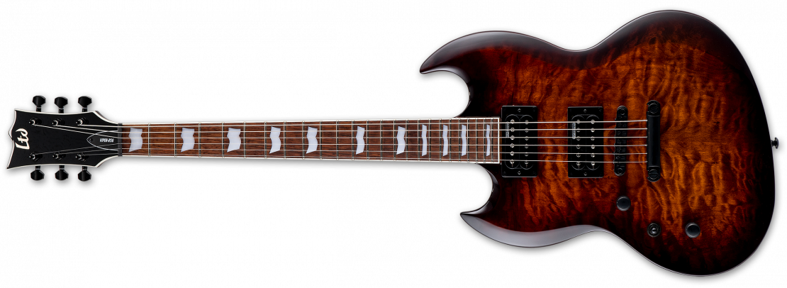 VIPER-256 LH Dark Brown Sunburst