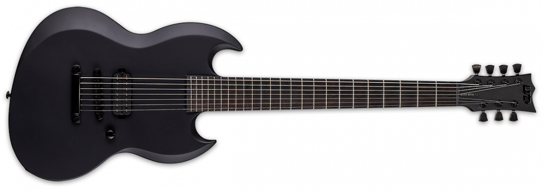 VIPER-7 BARITONE BLACK METAL BLACK SATIN