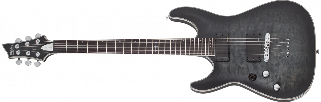 C-1 Platinum LH See Thru Black Satin