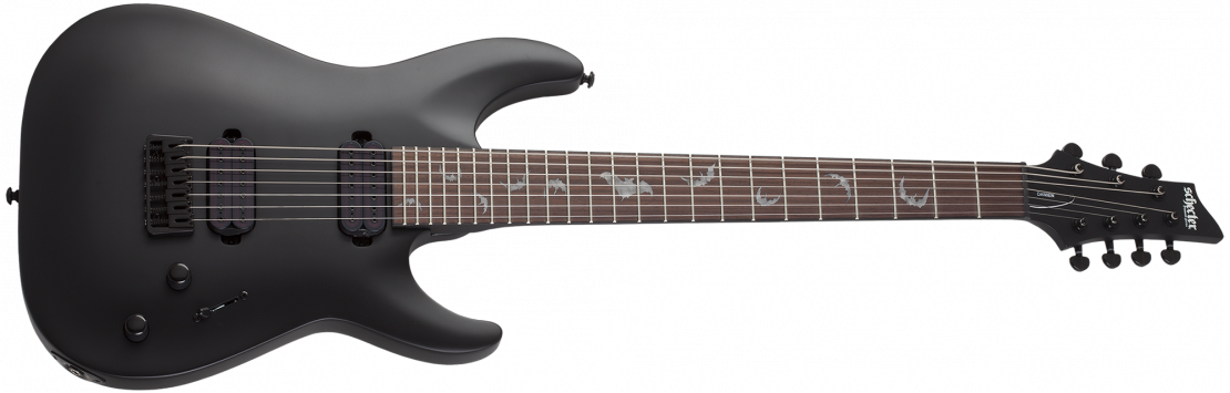 Damien-7 Satin Black (SBK)