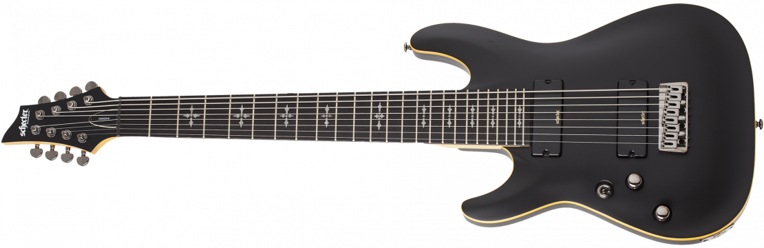 Demon-8 LH Aged Black Satin