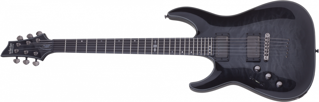 Hellraiser Hybrid C-1 LH Trans Black Burst (TBB)