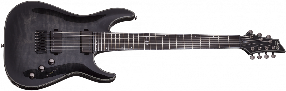 Hellraiser Hybrid C-7 Trans Black Burst (TBB)