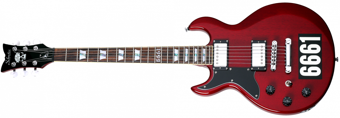 Zacky Vengeance Custom Reissue LH See Thru Cherry with 6661 Graphic